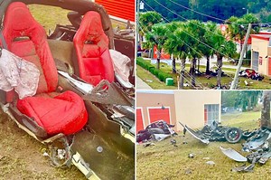 Florida driver injured, ejected 154 feet after Corvette smashed to ‘pieces’ during suspected street race crash: officials