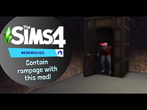 The Sims 4 Werewolves | Calm your werewolf's rampage with this containment unit!