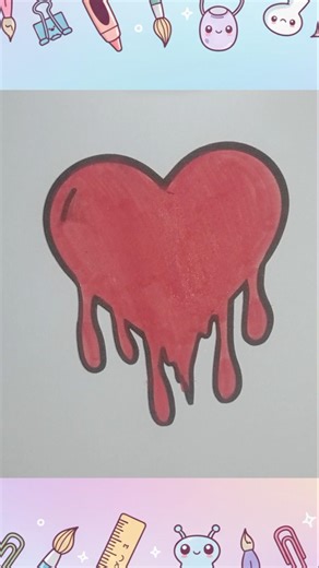 Coloring a heart ❤✨ | #coloring