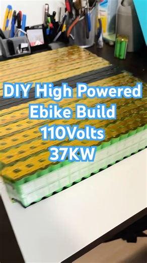 Watch how this 110v ebike is built! #ebike #diybike #surron #emmozone #lithiumbattery #highpower