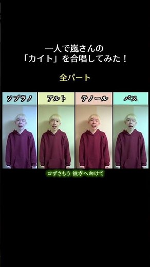 ③一人だけでカイトを合唱してみた！ #嵐 #カイト #合唱 #卒業式