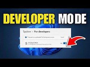 How to Enable Developer Mode in Windows 11