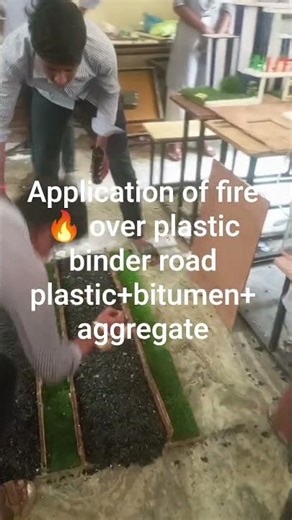 plastic binder road project
