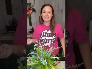 Cemetery Cone Summer Arrangement