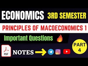 Sol 3rd Semester| Principles of Macroeconomic 1| Most Expected Questions| PART 4