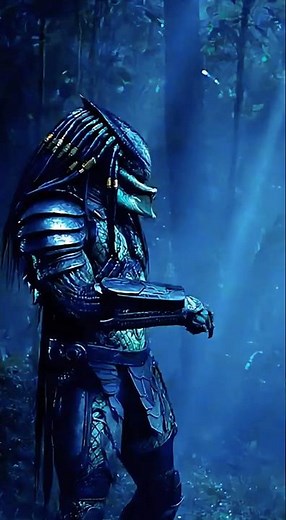 PREDATOR SHOCK 🩸 Alien Eliminated by Jungle Missile in 3s! #predator #predatorbadlands #scifi #ai