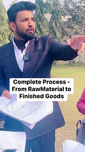 Complete process of Factory from Raw material to finished good | Acharaya Pankit Goyal