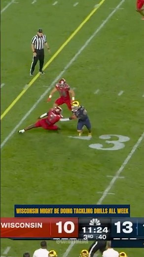 Wisconsin Forgot How to Tackle Nolan James Jr. on These Two Plays 🔥