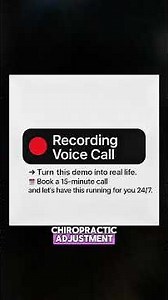 Chiropractic demo