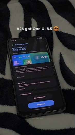 Samsung Actually Updated the A24 to One UI 8.5... 🥺💀