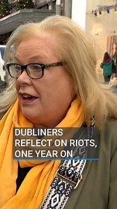Dubliners have been reflecting on the riots that took place in the city a year ago today. The Dublin riots were described this week by a judge during a sentence hearing at the Dublin Circuit Criminal Court as “one of the greatest examples of public disorder in the history of the state.” Read more at the link in bio 📲 #dublin #dublinriots #rtenews | RTÉ News