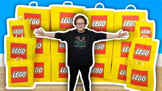 I built 100 LEGO sets in one go