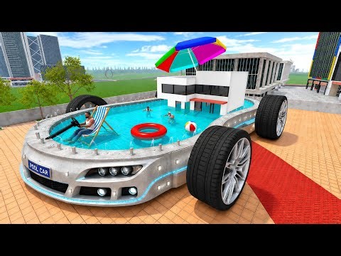 Franklin Build Swimming Pool Car - INDIAN BIKES DRIVING 3D