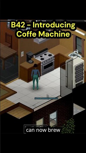 Project ZOMBOID Build 42 New Items [Coffee Machine] #shorts #projectzomboid #build42