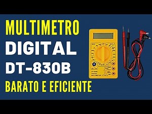 Multímetro Digital 830 séries DT830B Barato e Eficiente