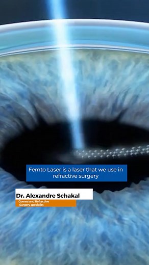 5.8K views · 51 reactions | Watch to know what’s Femto Laser! ️✨ A new level of precision and safety in vision correction! Dr. Alexandre Schakal Cornea and Refractive Surgery specialist #FemtoLaser #RefractiveSurgery #LASIK #EyeCare | Beirut Eye & ENT Specialist Hospital | Facebook