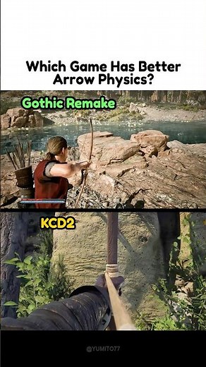 Which Game Has Better Arrow Physics? - Gothic 1 Remake (2026) vs KCD2 (2025)