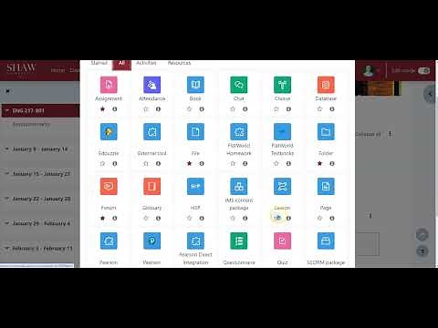 Setting up attendance in Moodle 4