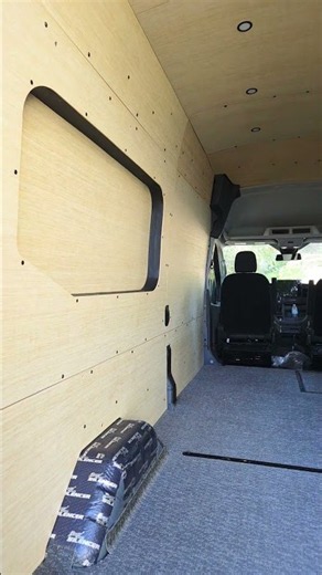 Ford Transit Camper Van | Easy install wall and ceiling panels into factory holes