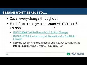 LTAP MUTCD Updates Session 3: Quick Overview on how to use manual and Parts 4, 5, & 8