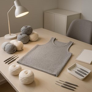 Men's Crochet Tank Top Pattern: Beginner Summer Vest DIY (PDF Pattern) - Etsy