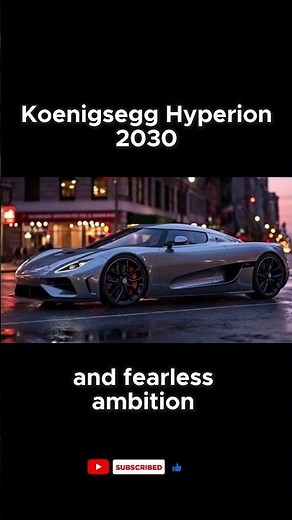 The Koenigsegg Hyperion 2030 More Than a Car
