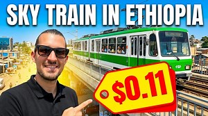 $0,11 SKY TRAIN in ADDIS ABABA, ETHIOPIA 🇪🇹 #ethiopia #addisababa #africa | Maartentravels