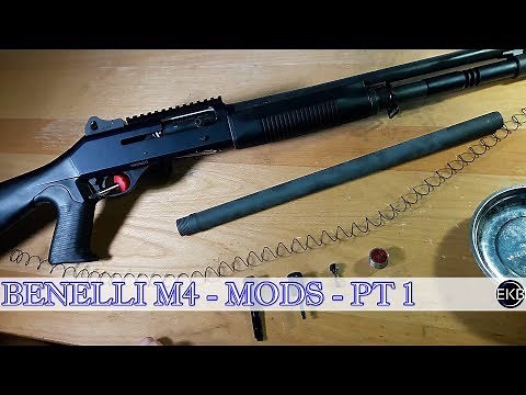 Benelli M4 Modifications Tutorial | Bolt Release, Magazine Tube, Safety, Bolt | Part 1