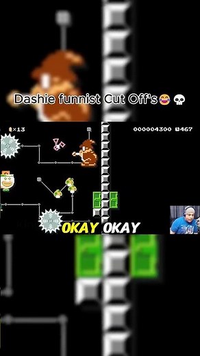 Dashie Moments 😂💀 #dashiegames #mario #gaming #shorts