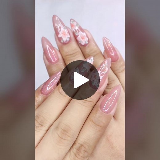 spring nails tutorial 🌸 this is probably one of my fave designs I ever did 😍 #fypage #nails #naildesigns #nailtutorial #nailinspo #nailtok