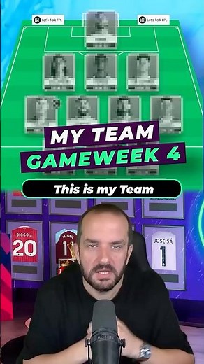 My Team Selection for Gameweek 4 #fpl #fantasypremierleague #fpltips