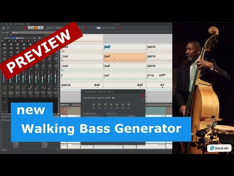 JJazzLab 5 preview : new walking bass generator (2025)