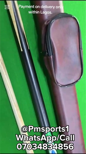 Premium Wooden Pool Cue Stick Available in Lagos