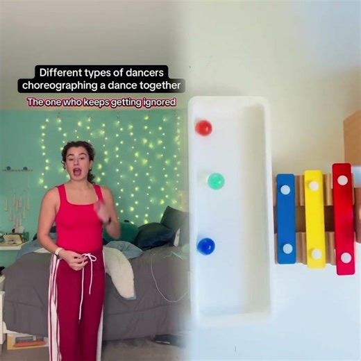 And they’re choreographing to the glee version of jingle bell rock #danceteacher #danceclass #dancer