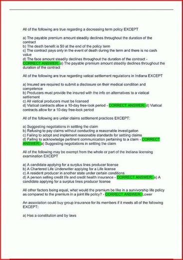 Indiana Life Health Insurance Exam Review Latest Update Actu video