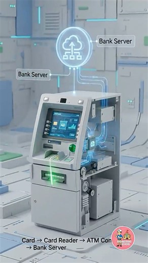 How an ATM Works in 3D | ATM Working Principle Explained | Banking Technology ⚙️😱