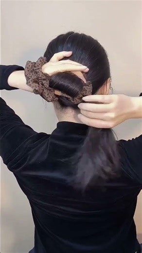 Medium-Length Hair Low Bun Tutorial