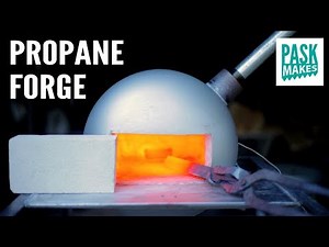 Propane Forge Build - Using a Gas Bottle and a Kit