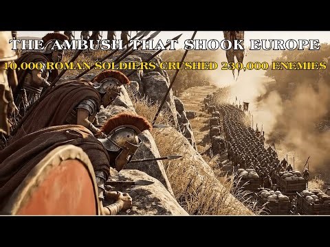 The Ambush That Shook Europe | How 10,000 Roman Soldiers Crushed an Army of 230,000 ?