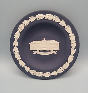 Portland College (small Plate), Wedgwood, Dark Blue Jasperware - Etsy