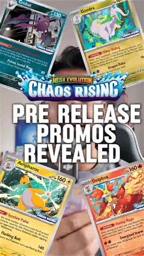Chaos Rising prerelease promos just dropped #pokemon