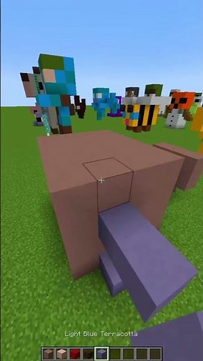 ❤️ Minecraft Quick Tutorial - How To Build Mini Elder Guardian Statue! ❤️