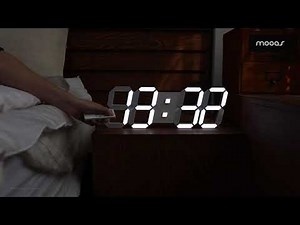 [무아스] 퓨어 슬림 LED 벽시계_라지(39cm)