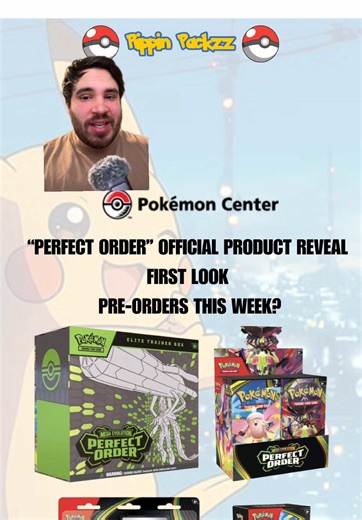 MEGA EVOLUTION PERFECT ORDER FIRST LOOK 🔥💯 #pokemon #pokemoncards #pokemontiktok #pokemoncommunity #pokemontcg