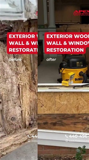 Wood Window Sill Repair in Bainbridge, OH | Before & After Restoration