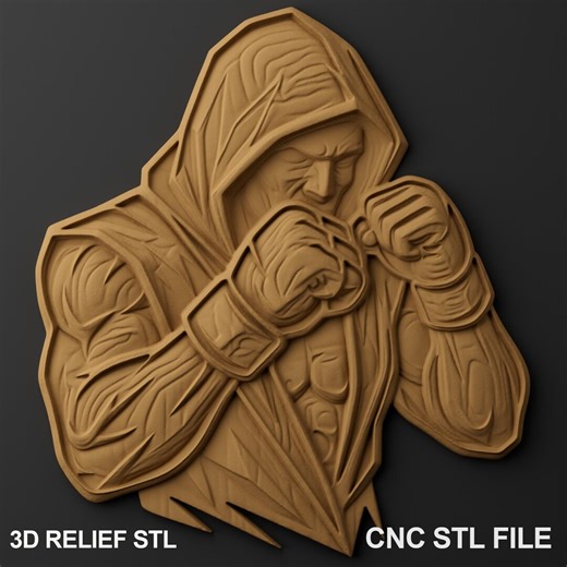 Boxer Fighter CNC Relief STL | Boxing 3D Model for CNC Router Wood Carving (digital Download) - Etsy Canada