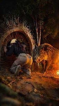 She Built a Hidden Underground House – The Secret Behind It Will Shock You! 😲🏡 #girlsurvival #shorts