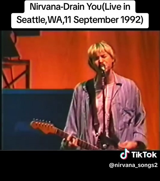 Nirvana's Powerful Live Performance of 'Drain You'
