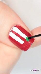 Christmas Elf Shoes Nail Art #nailart | cutepolish