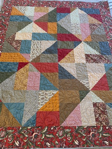 Turning Twenty Into Diamonds Twin-sized Quilt - Etsy